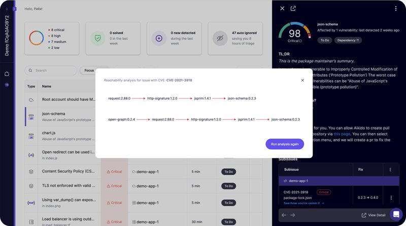 Aikido Security - product screenshot