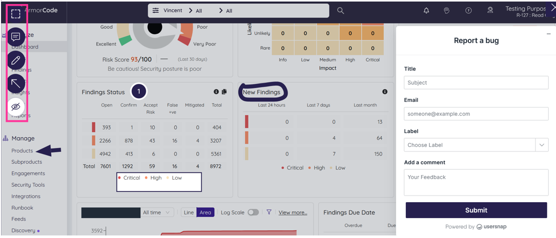 ArmorCode - product screenshot