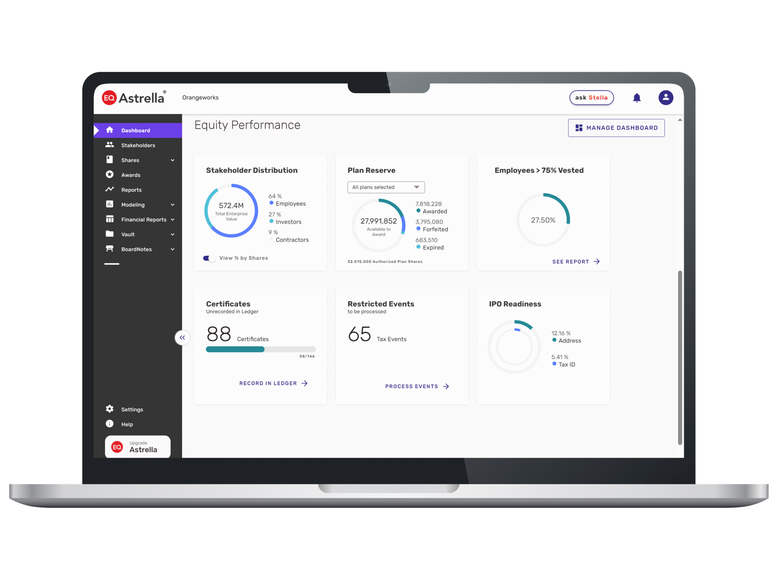 Astrella - product screenshot
