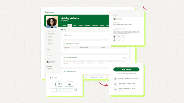 BambooHR - product screenshot