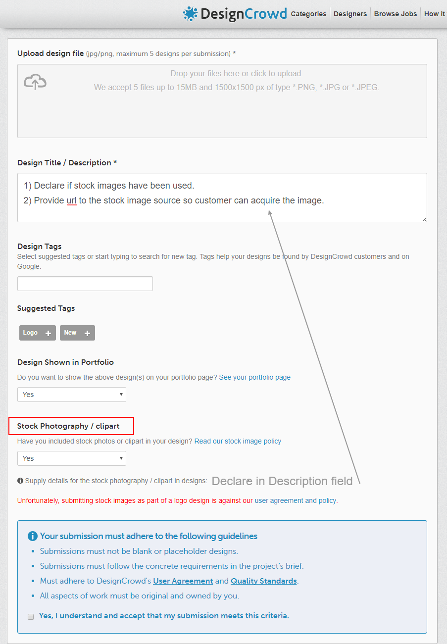DesignCrowd - product screenshot