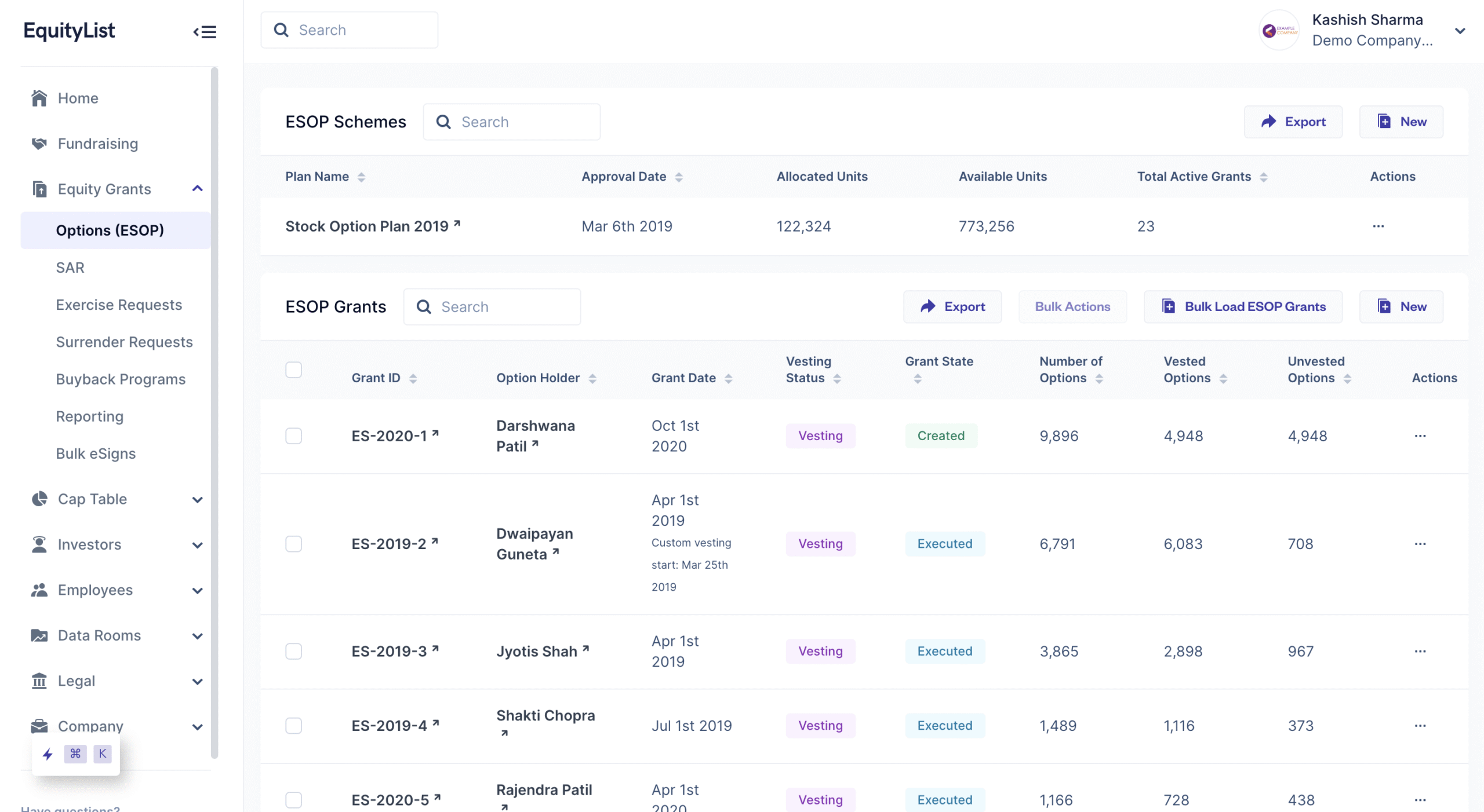 Equitylist Best Choice 2026 - product screenshot