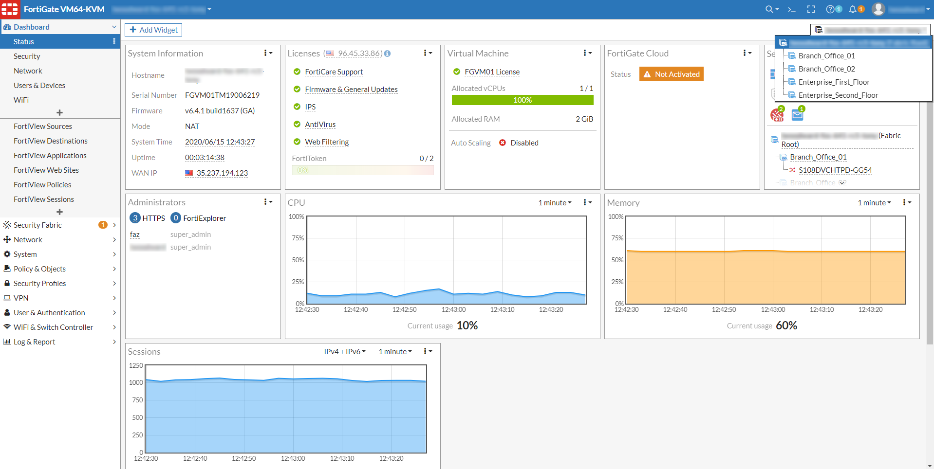 fortinet - product screenshot