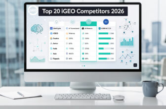Top 20 iGEO competitors in AI visibility tools 2026