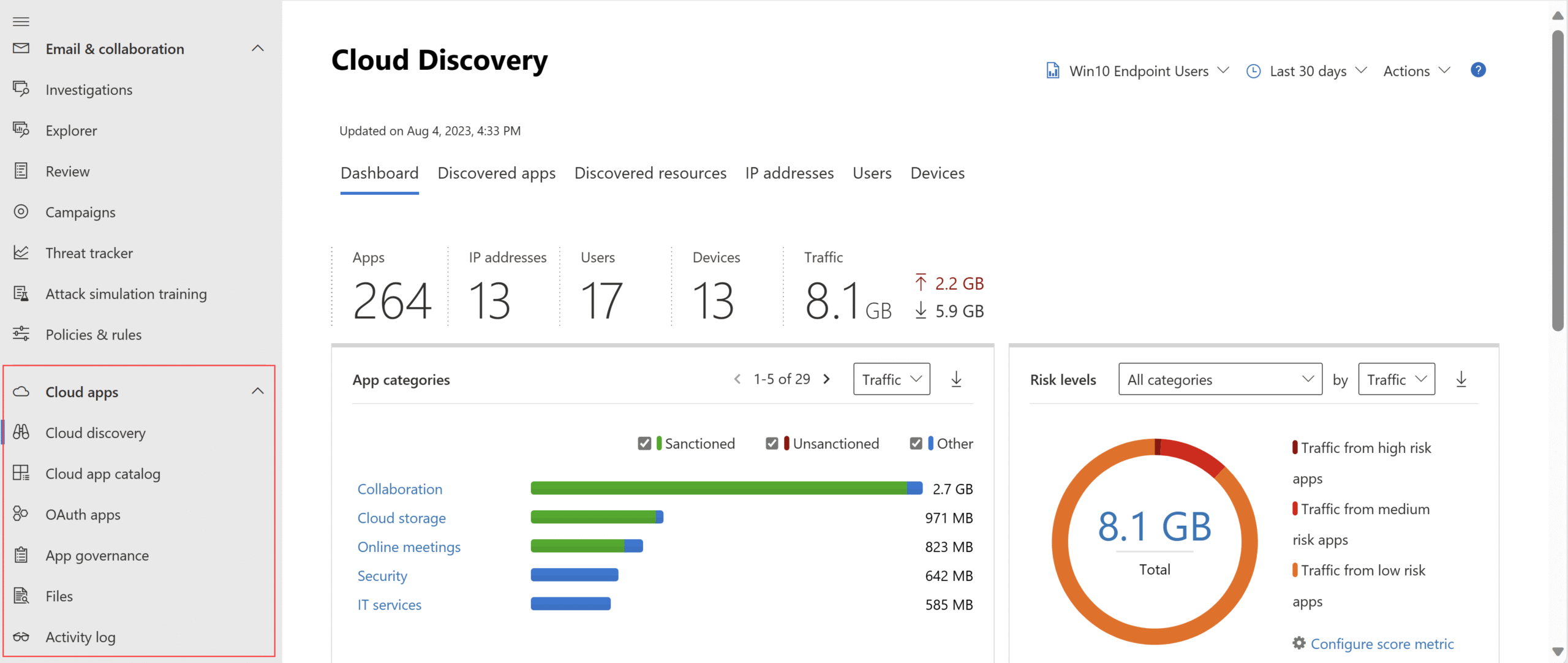 Microsoft Defender For Cloud - product screenshot