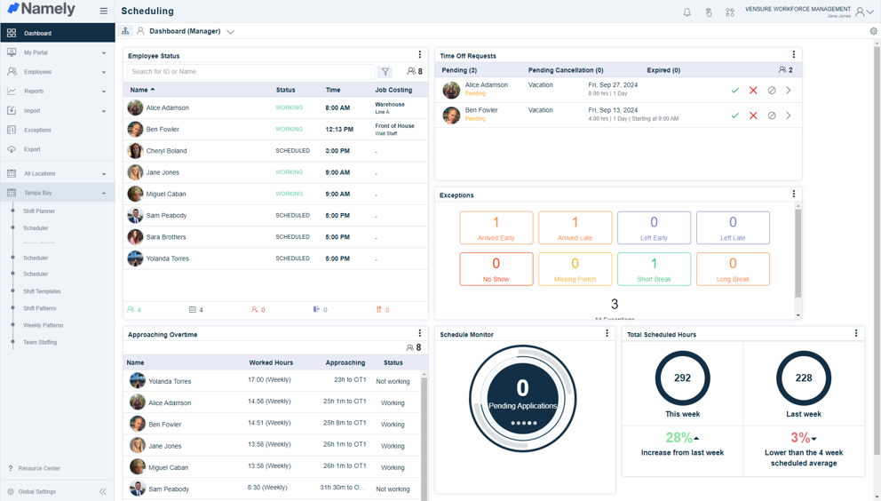 Namely - product screenshot