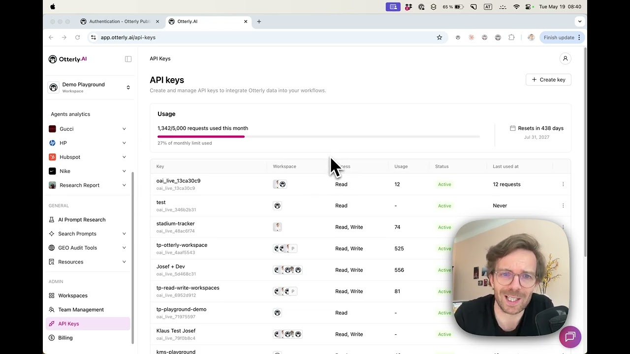 Otterly AI - product screenshot