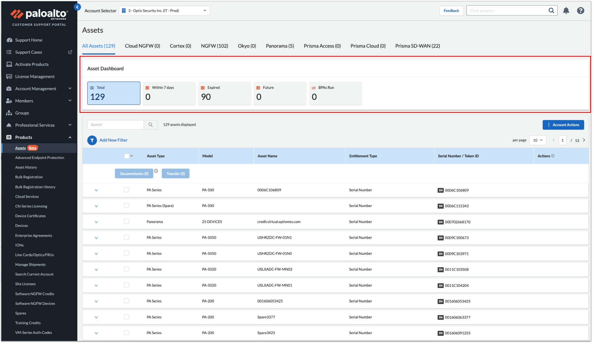 Palo Alto Networks - product screenshot
