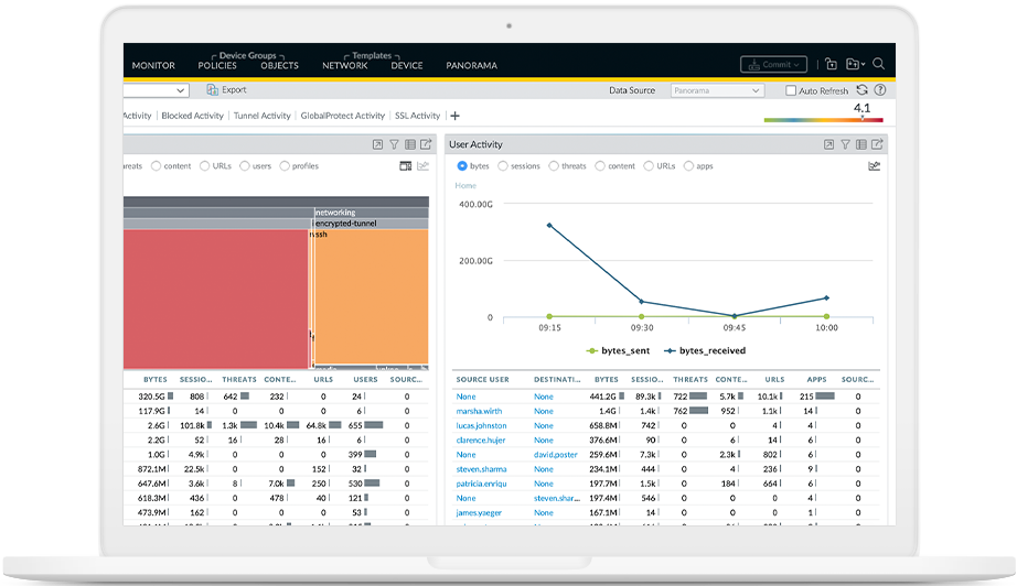 Palo Alto Networks - product screenshot