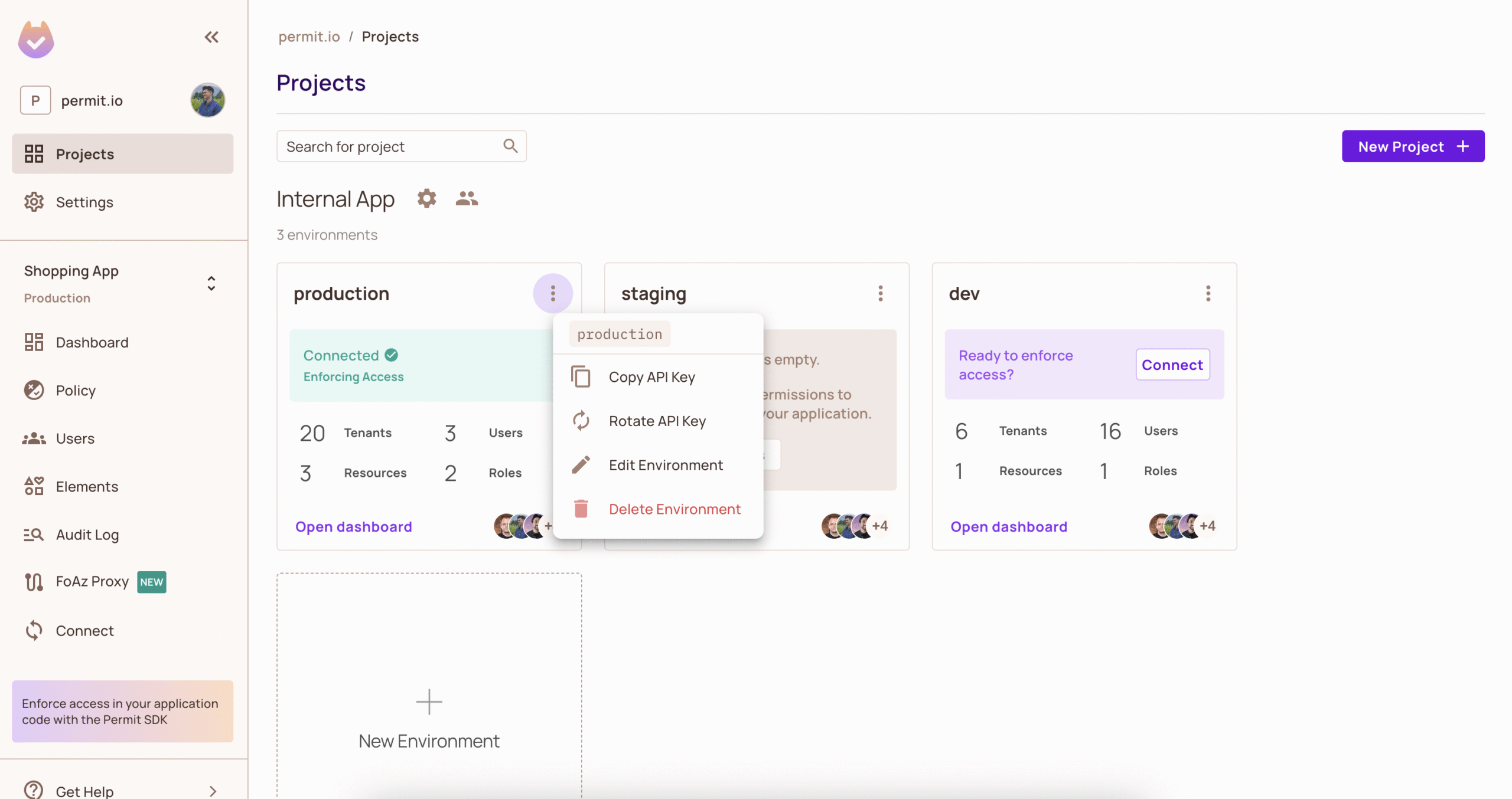 Permit.io - product screenshot