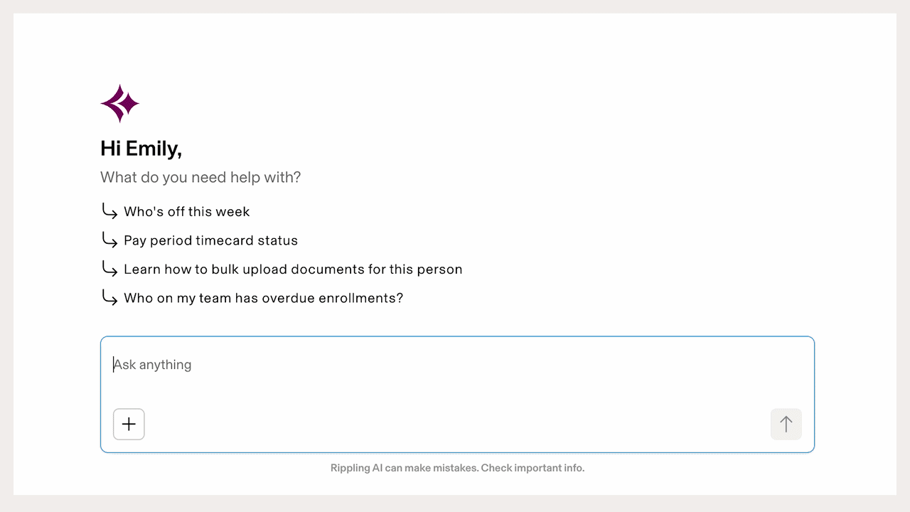 Rippling - product screenshot