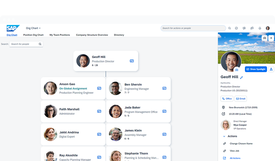 SAP SuccessFactors - product screenshot