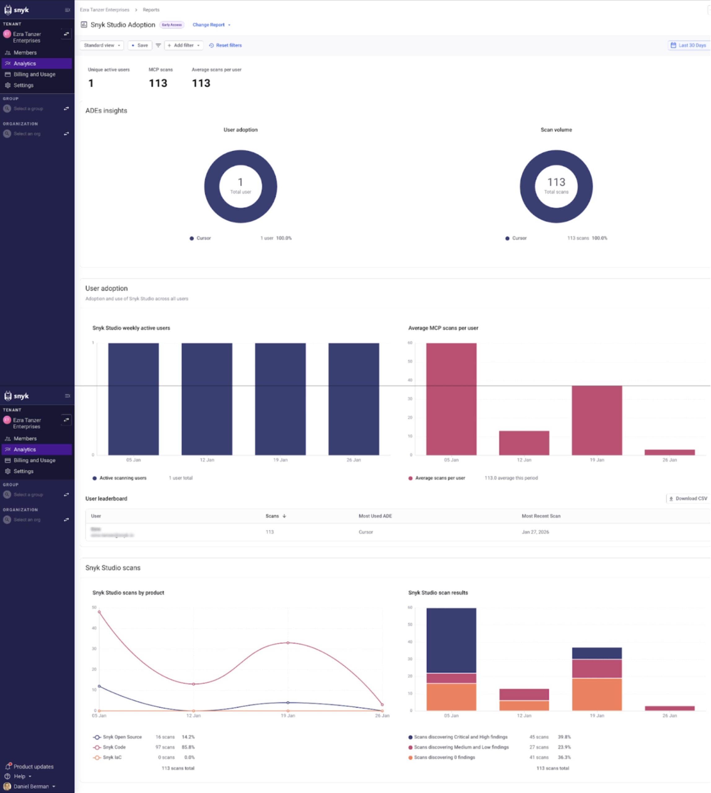 Snyk - product screenshot