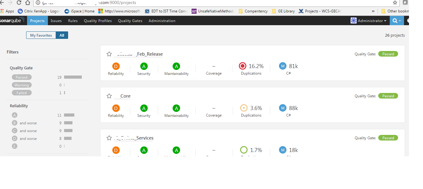 SonarQube - product screenshot