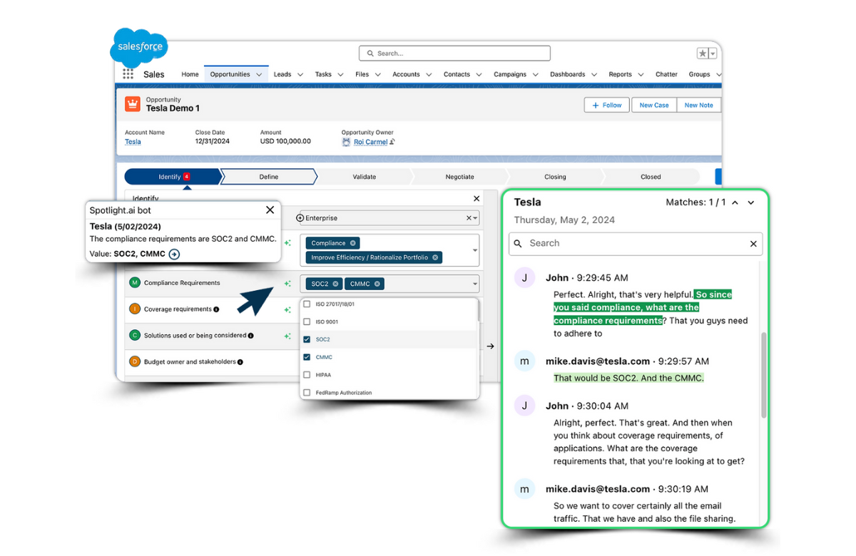 Spotlight - product screenshot