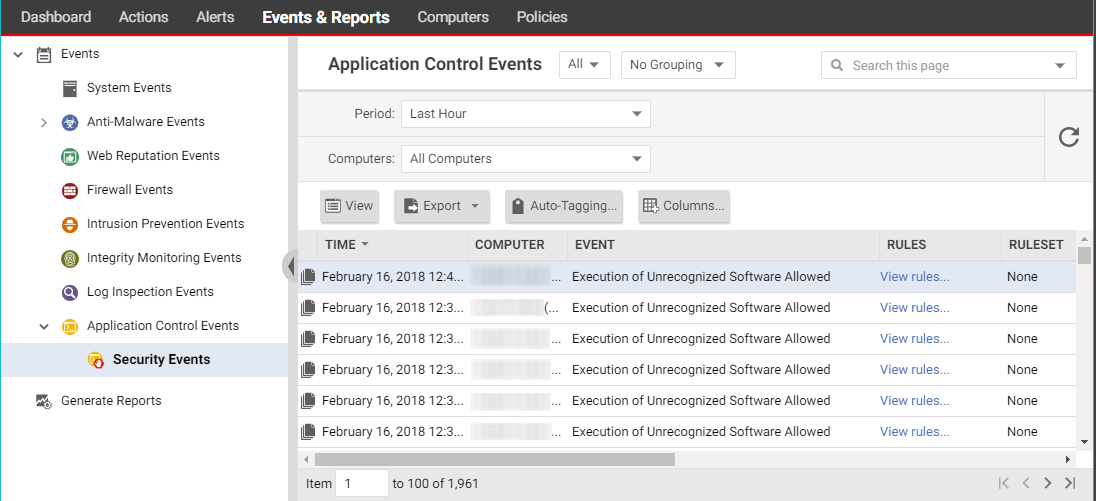 Trend Micro Cloud One - product screenshot