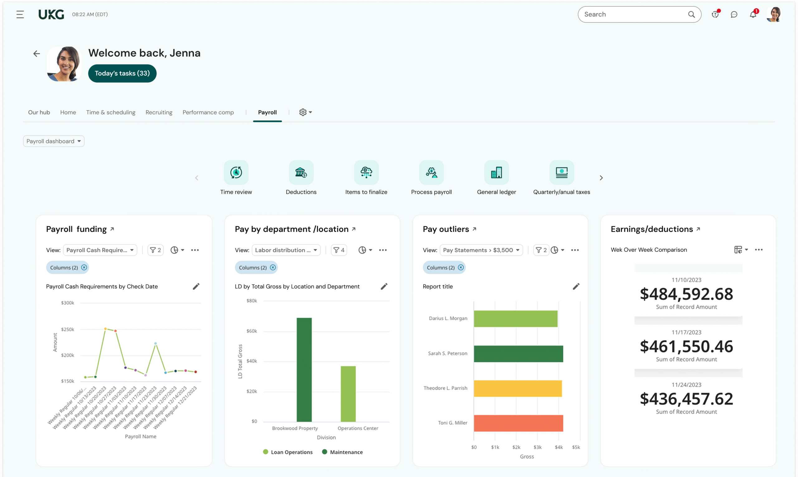 UKG Ready - product screenshot