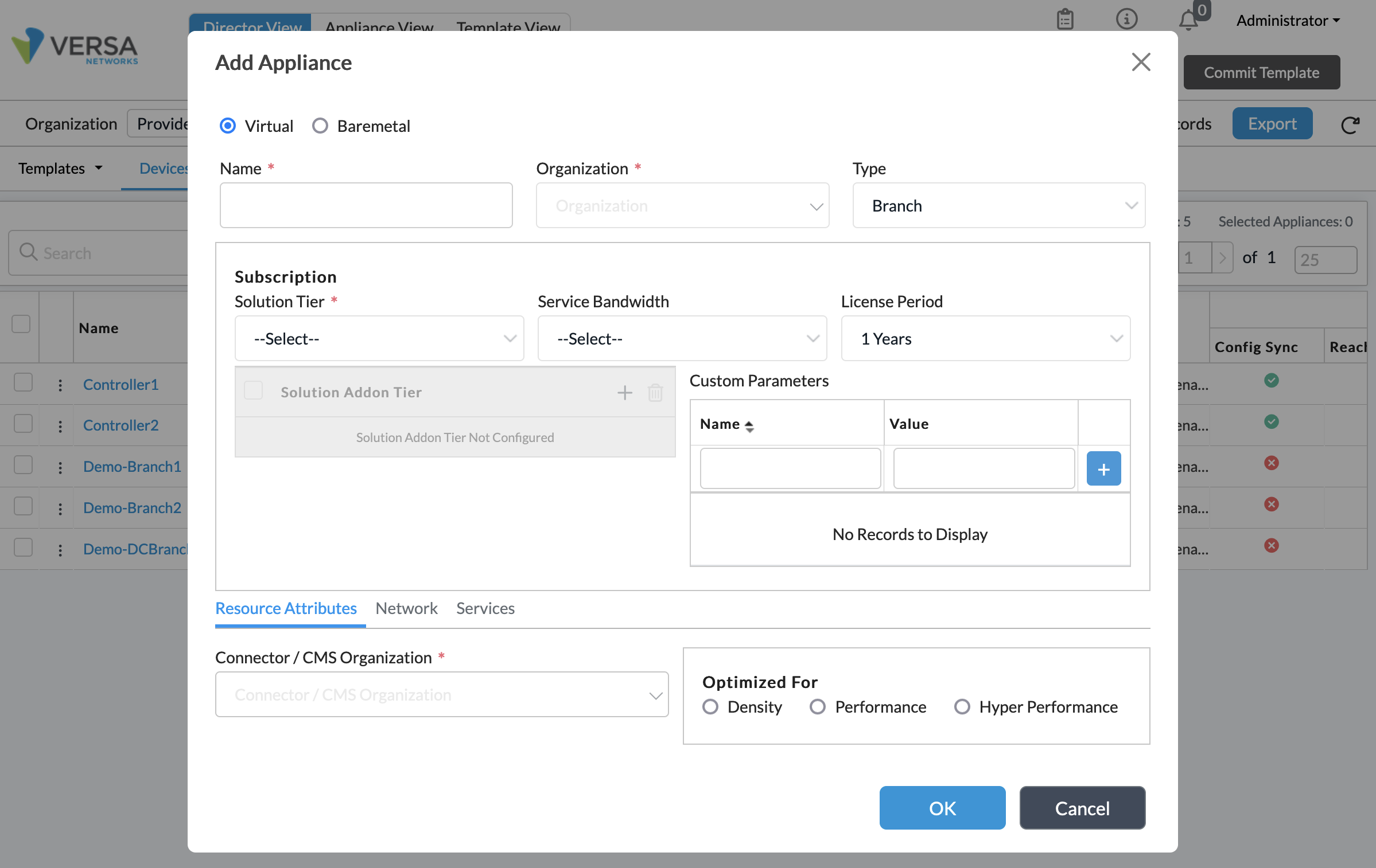versa-networks - product screenshot