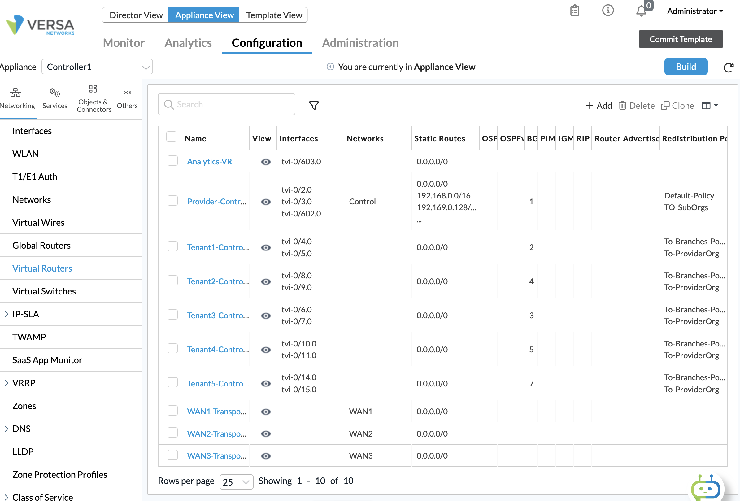 versa-networks - product screenshot