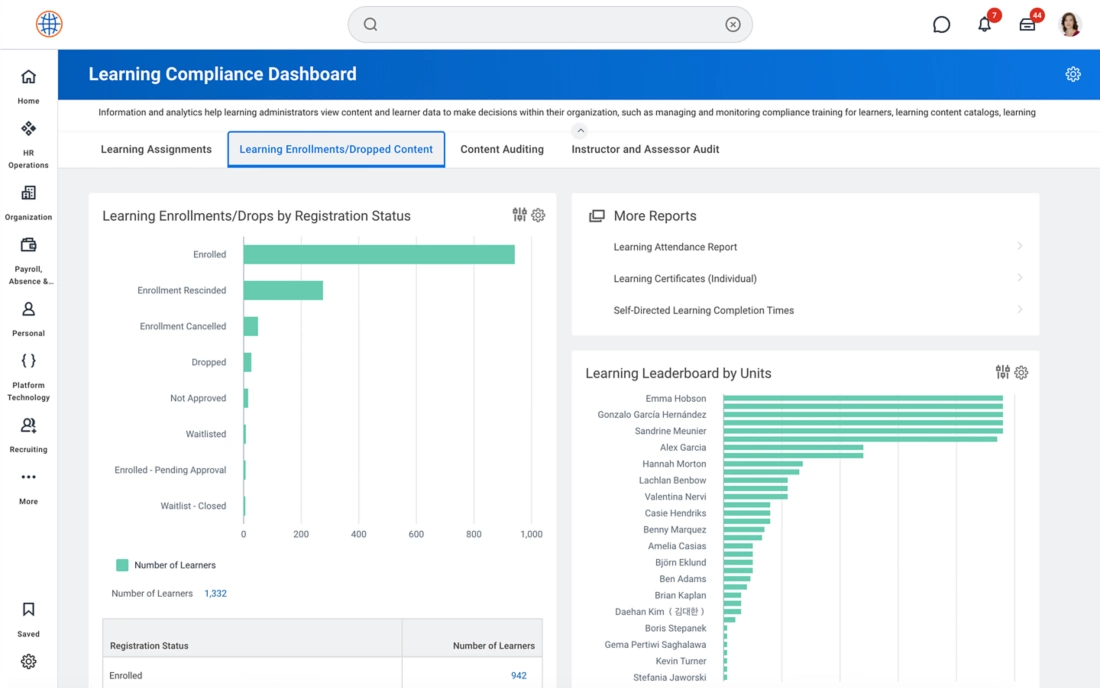 Workday - product screenshot